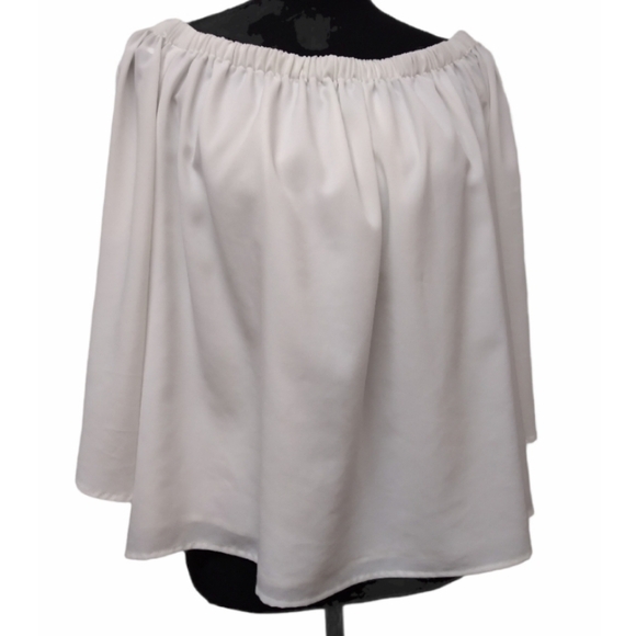 French Connection white flowy full top - Picture 1 of 11